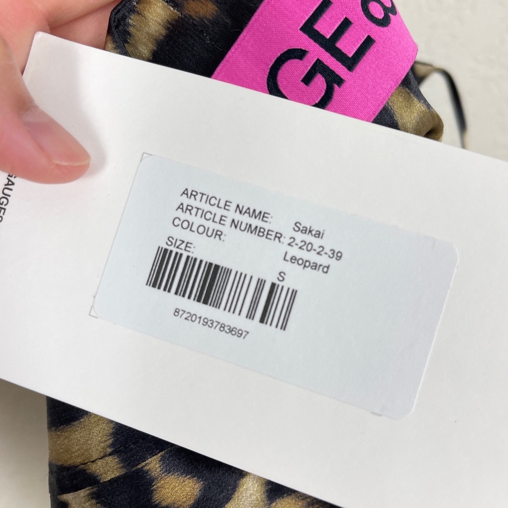NWT GAUGE81 Sakai Silk Top in Leopard - Picture 6 of 8